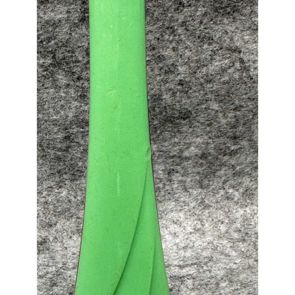 Fiesta Stainless Steel Pie Cake Server Green Swirl Handle Dancing Lady Etched